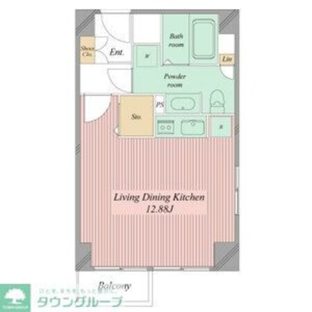 ミュプレ矢場町の物件間取画像